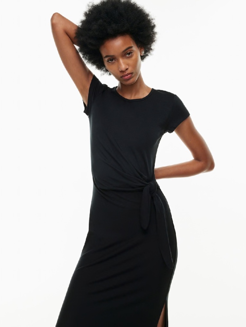 Aritzia Wilfred Fortune Maxi Dress Women's Size Large Lightweight Stretchy (X) - Picture 3 of 11